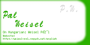 pal weisel business card